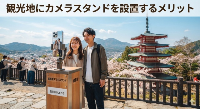 観光地にカメラスタンドを設置するメリット