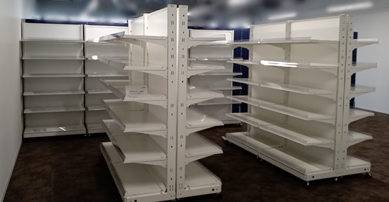 ゴンドラ什器組立納品