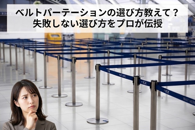 【解説】ベルトパーテーションの選び方教えて?