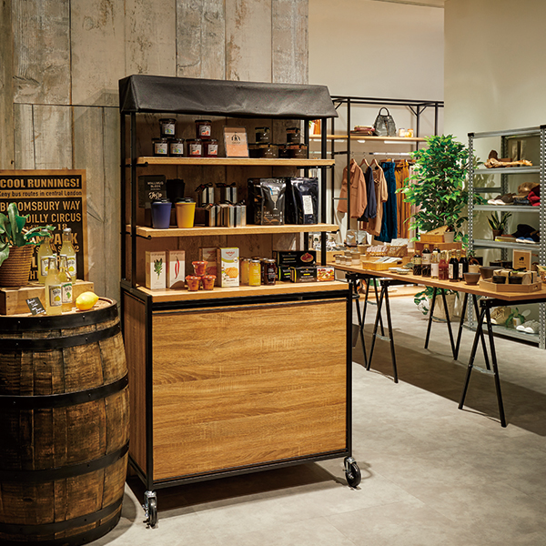 美品】テント付き マルシェ ワゴン 店舗什器 【公式通販】