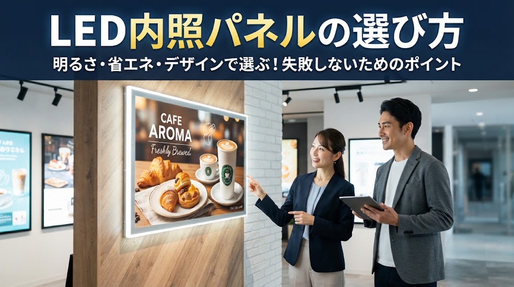【解説】LED内照パネルの選び方