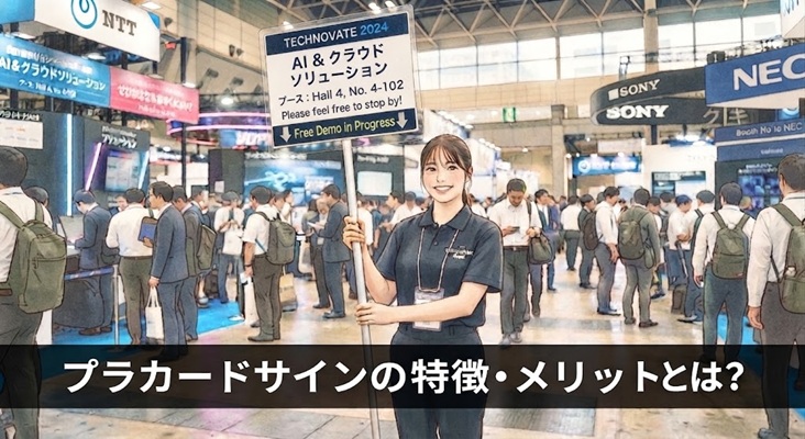 【解説】プラカードサインの特徴・メリットとは?