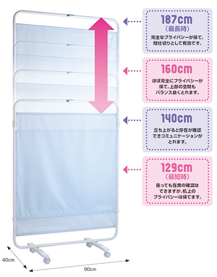 【新商品】伸縮式つい立て　エキスパンダースクリーン