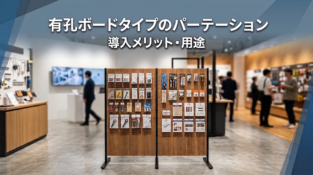 【解説】有孔ボードタイプのパーテーション 導入メリット・用途
